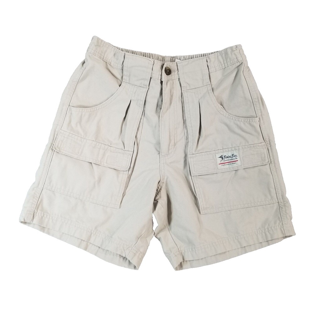 Bimini Bay cargo hiking shorts mens 32x 7.5 Comfort waist cotton outdoor fishing